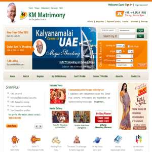 Kmmatrimony-top Indian online matrimony to search bride and grooms profiles