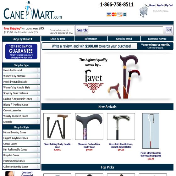 Canes & Walking Sticks at CaneMart.com