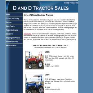 Jinma Tractors - D&D Tractor Sales