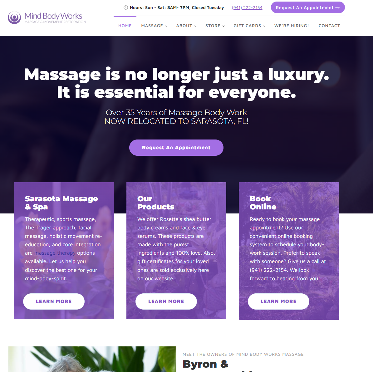 Sarasota Massage Therapist