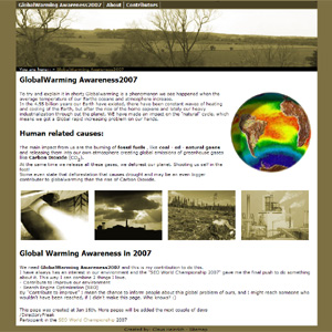 GlobalWarming Awareness2007 Denmark